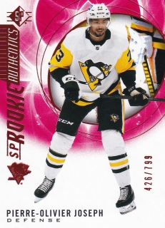 20-21 SP Hockey - Pierre-Olivier JOSEPH č. 107 (RC) RED x/799