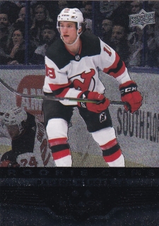 21-22 Upper Deck Extended - Dawson MERCER č. BD-22 (RC) Black Diamond