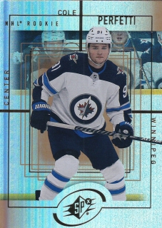 21-22 Upper Deck Extended - Cole PERFETTI č. SPX-31 SPx Retro