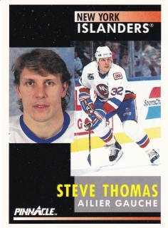 91-92 Pinnacle - Steve THOMAS č. 116 French