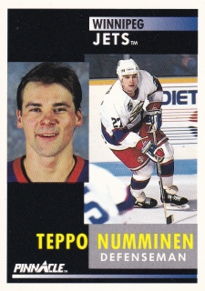 91-92 Pinnacle - Teppo NUMMINEN č. 166