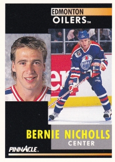 91-92 Pinnacle - Bernie NICHOLLS č. 300