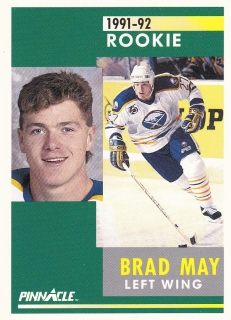 91-92 Pinnacle - Brad MAY č. 302 (RC)