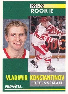 91-92 Pinnacle - Vladimir KONSTANTINOV č. 311 (RC)