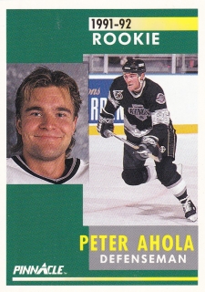 91-92 Pinnacle - Peter AHOLA č. 312 (RC)