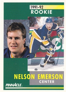 91-92 Pinnacle - Nelson EMERSON č. 314 (RC)