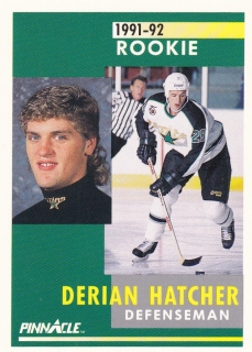 91-92 Pinnacle - Derian HATCHER č. 328 (RC)