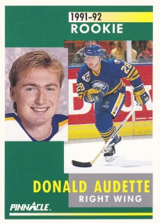 91-92 Pinnacle - Donald AUDETTE č. 330 (RC)
