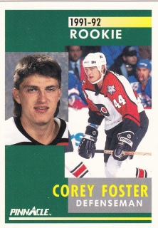 91-92 Pinnacle - Corey FORSTER č. 332 (RC)