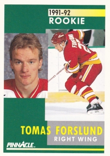 91-92 Pinnacle - Tomas FORSLUND č. 333 (RC)