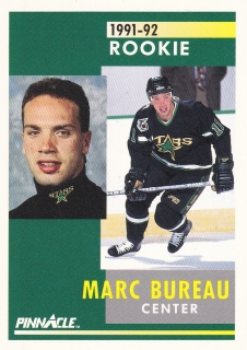 91-92 Pinnacle - Marc BUREAU č. 335 (RC)
