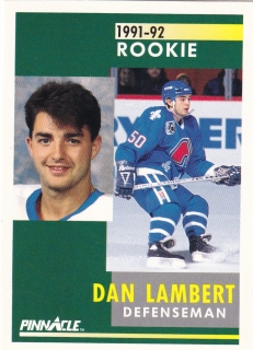 91-92 Pinnacle - Dan LAMBERT č. 346 (RC)