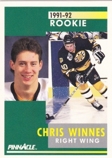 91-92 Pinnacle - Chris WINNES č. 351 (RC)