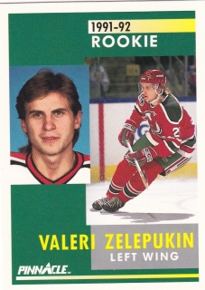 91-92 Pinnacle - Valeri ZELEPUKIN č. 354 (RC)