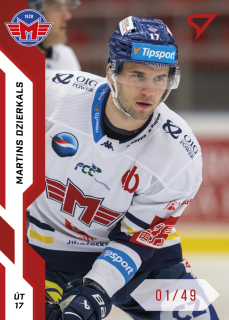 22-23 Tipsport Extraliga - Martins DZIERKALS č. 045 RED x/49