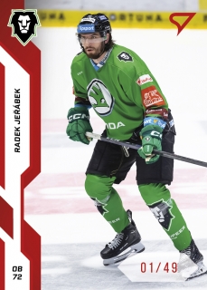 22-23 Tipsport Extraliga - Radek JEŘÁBEK č. 058 RED x/49