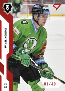 22-23 Tipsport Extraliga - Pavel KOUSAL č. 068 RED x/49