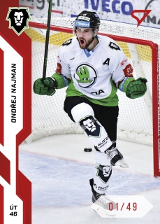 22-23 Tipsport Extraliga - Ondřej NAJMAN č. 070 RED x/49