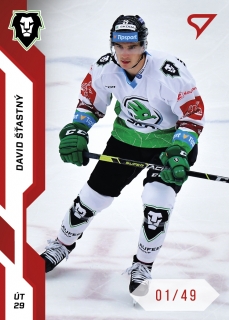 22-23 Tipsport Extraliga - David ŠŤASTNÝ č. 072 RED x/49