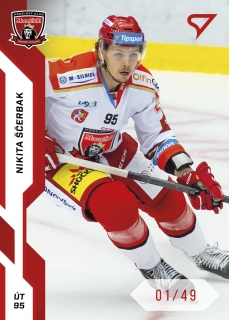 22-23 Tipsport Extraliga - Nikita ŠČERBAK č. 090 RED x/49