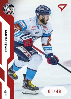 22-23 Tipsport Extraliga - Tomáš FILIPPI č. 120 RED x/49