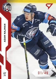 22-23 Tipsport Extraliga - Adam NAJMAN č. 124 RED x/49