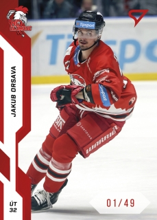 22-23 Tipsport Extraliga - Jakub ORSAVA č. 180 RED x/49