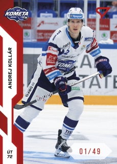 22-23 Tipsport Extraliga - Andrej KOLLÁR č. 193 RED x/49