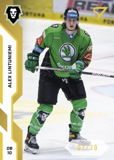 22-23 Tipsport Extraliga - Alex LINTUNIEMI č. 059 GOLD x/19
