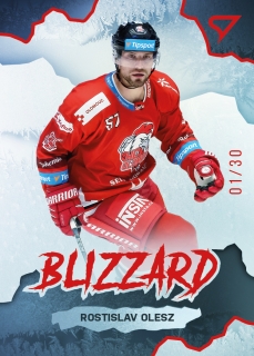 22-23 Tipsport Extraliga - Rostislav OLESZ č. BL-28 RED x/30