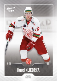 22-23 GOAL Cards - Karel KLIKORKA č. 105