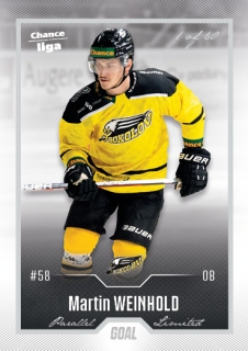 22-23 GOAL Cards - Martin WEINHOLD č. 36 SILVER x/60