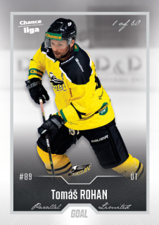 22-23 GOAL Cards - Tomáš ROHAN č. 44 SILVER x/60