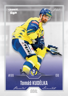 22-23 GOAL Cards - Tomáš KUDĚLKA č. 92 SILVER x/60