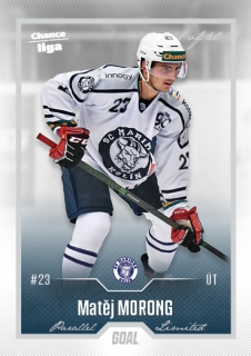 22-23 GOAL Cards - Matěj MORONG č. 124 SILVER x/60