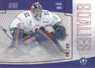 22-23 GOAL Cards - Tomáš KRÁL č. G-7 PARALLEL x/49