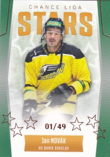 22-23 GOAL Cards - Jan NOVÁK č. ST-3 PARALLEL x/49