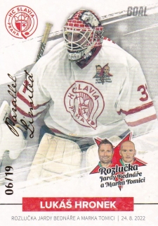 22-23 GOAL Cards - Lukáš HRONEK č. 18 06/19