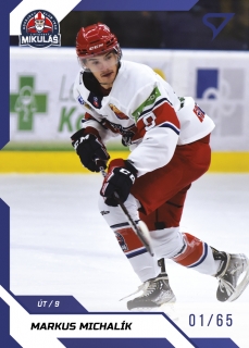 22-23 Tipos Extraliga - Markus MICHALÍK č. 212 BLUE x/65
