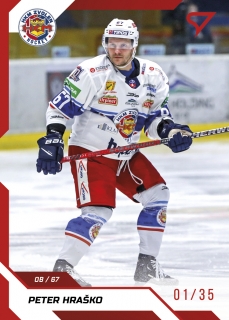 22-23 Tipos Extraliga - Peter HRAŠKO č. 041 RED x/35