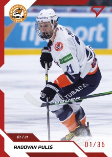 22-23 Tipos Extraliga - Radovan PULIŠ č. 087 RED x/35