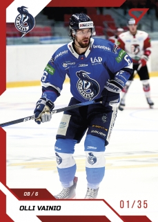 22-23 Tipos Extraliga - Olli VAINIO č. 096 RED x/35