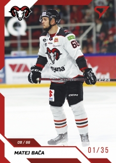22-23 Tipos Extraliga - Matej BAČA č. 111 RED x/35
