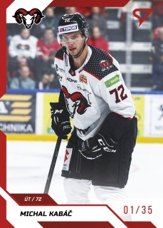 22-23 Tipos Extraliga - Michal KABÁČ č. 120 RED x/35