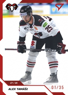 22-23 Tipos Extraliga - Alex TAMÁŠI č. 124 RED x/35