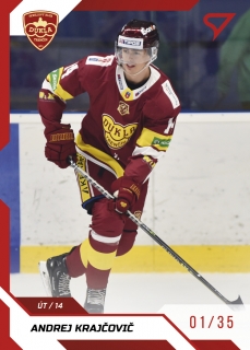 22-23 Tipos Extraliga - Andrej KRAJČOVIČ č. 174 RED x/35