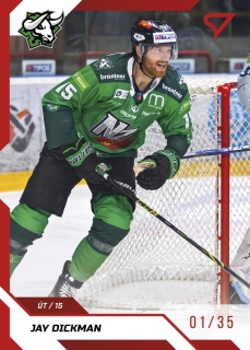 22-23 Tipos Extraliga - Jay DICKMAN č. 189 RED x/35