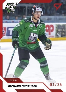 22-23 Tipos Extraliga - Richard ONDRUŠEK č. 196 RED x/35