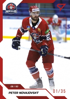 22-23 Tipos Extraliga - Peter NOVAJOVSKÝ č. 204 RED x/35