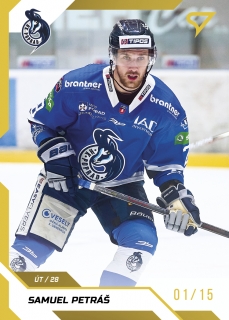 22-23 Tipos Extraliga - Samuel PETRÁŠ č. 102 GOLD x/19